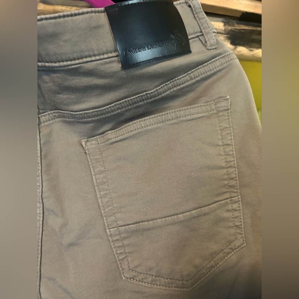 Gave to Tim English Laundry Khaki Pants beige jeans 32 x 30 men’s - Picture 4 of 16